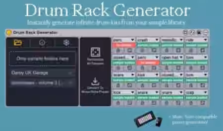 windward Drum Rack Generator v1.1.1 (Ableton Live 12.4+) [Max for Live]