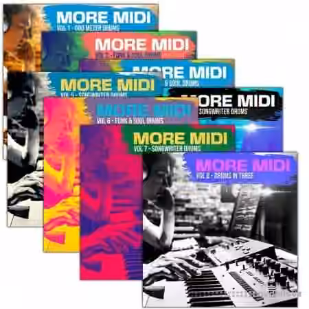 Yurt Rock The More MIDI Drum Bundle [MiDi]